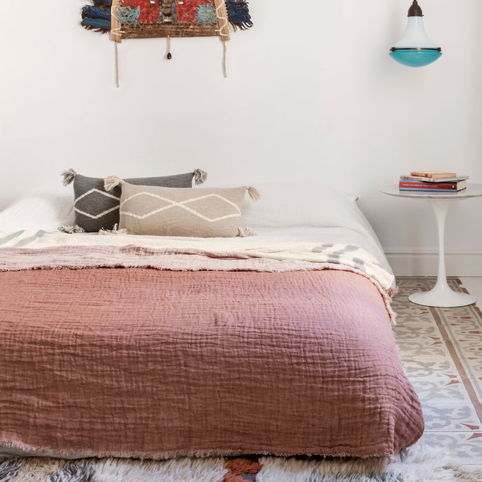 Knitted Cushion Oasis Soft Linen