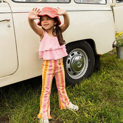 Layered Crop Top Summer Sorbet