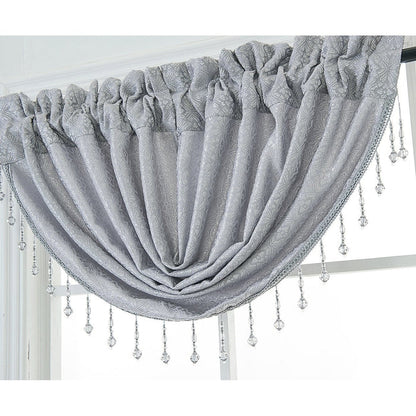 Leah Textured Waterfall Valance