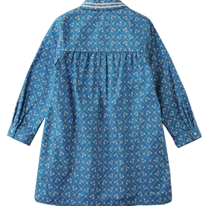 Lei Long Sleeve Dress With Contrast Tape Accent