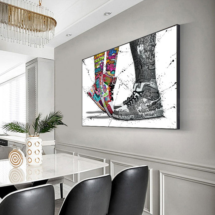 Love & Sneaker Fusion: Nike Jordan 1 OG Graffiti Splash