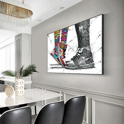 Love & Sneaker Fusion: Nike Jordan 1 OG Graffiti Splash