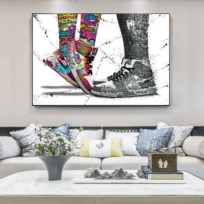 Love & Sneaker Fusion: Nike Jordan 1 OG Graffiti Splash