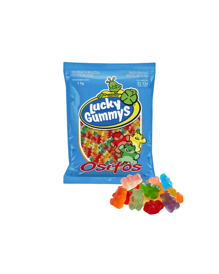 Lucky Gummys Ositos (Gummy Bears) Bag 1 Kg