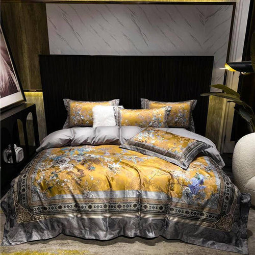 Luxurious and Stylish Jacquard Ultra Soft Cotton Duvet Cover Bedding Set