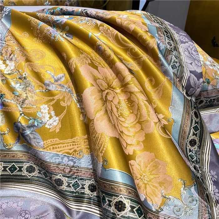 Luxurious and Stylish Jacquard Ultra Soft Cotton Duvet Cover Bedding Set