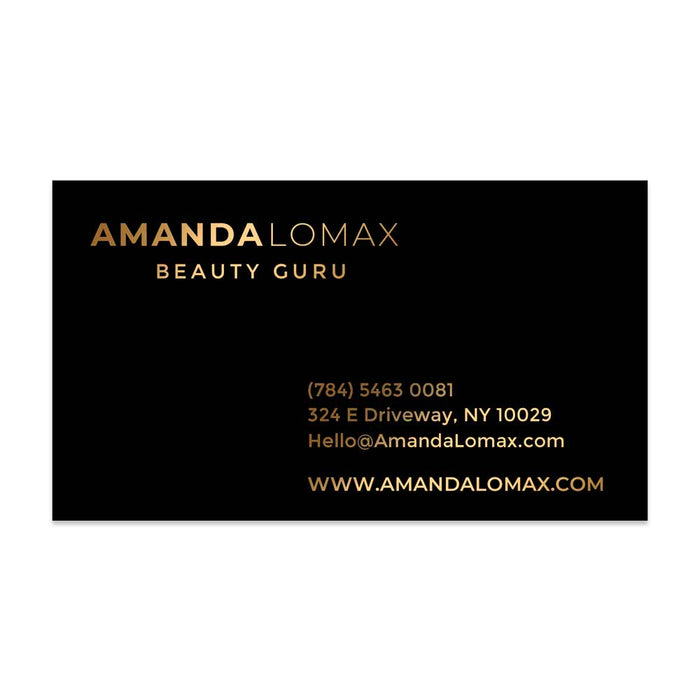 Luxurious Floral Business Card - XOXOKristen