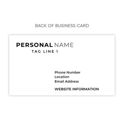 Luxurious Floral Business Card - XOXOKristen