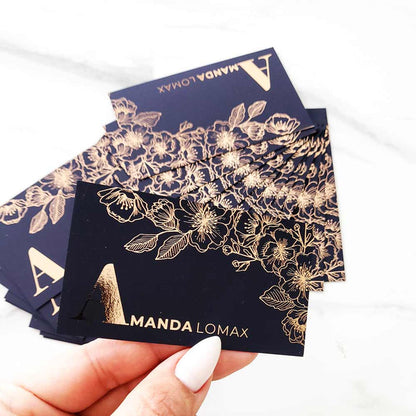 Luxurious Floral Business Card - XOXOKristen