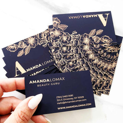 Luxurious Floral Business Card - XOXOKristen