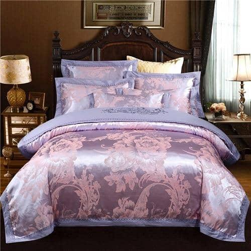 bedding set 7 / Flat sheet style / Queen size 4pcs