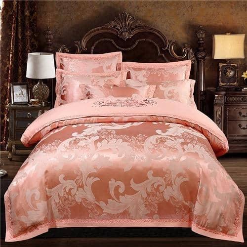bedding set 8 / Flat sheet style / Queen size 4pcs
