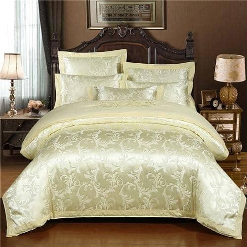 bedding set 9 / Flat sheet style / Queen size 4pcs