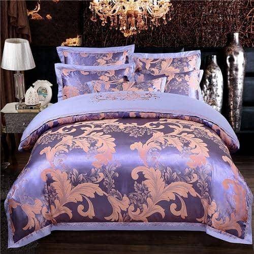 bedding set 10 / Flat sheet style / Queen size 4pcs
