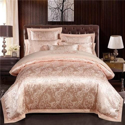 bedding set 12 / Flat sheet style / Queen size 4pcs