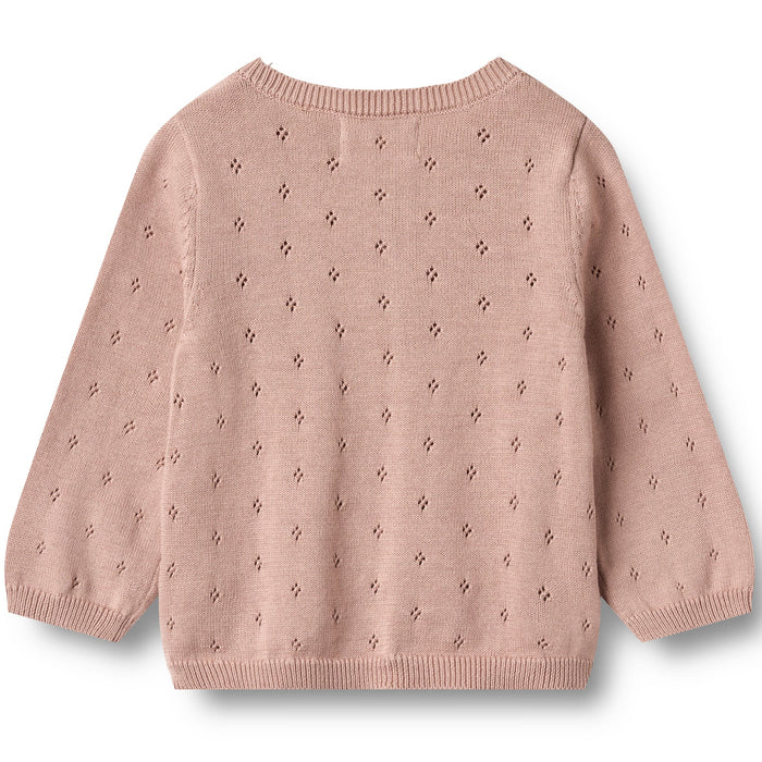 Maia Knit Cardigan Rose Powder