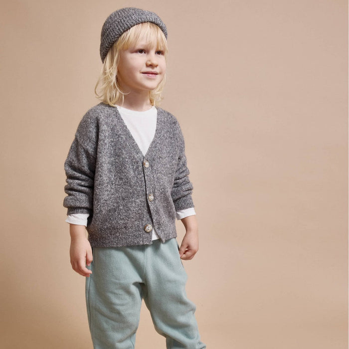 Melange Cardigan Grey Melange