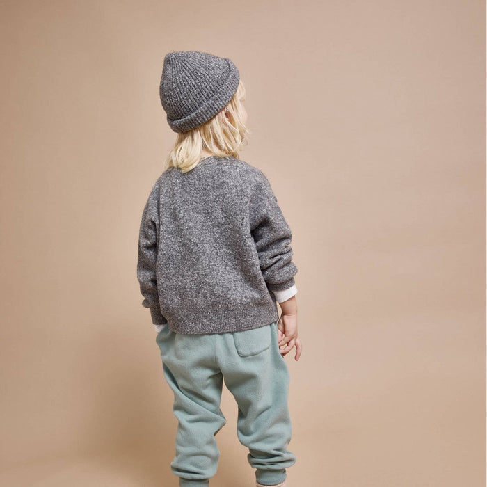 Melange Cardigan Grey Melange