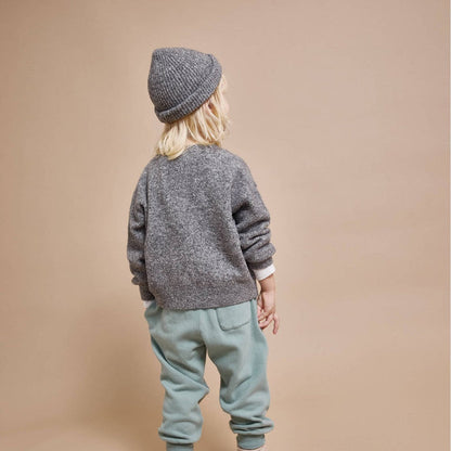 Melange Cardigan Grey Melange