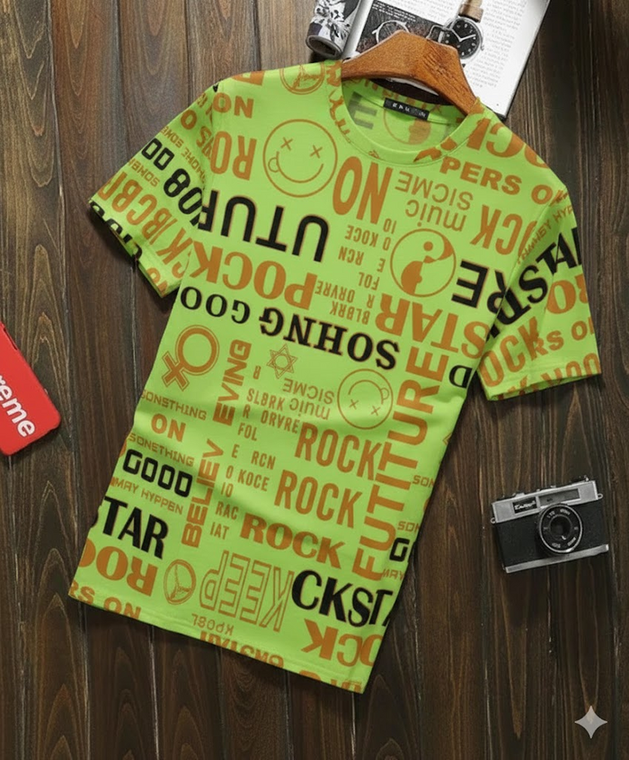 MF07738 Street  Messy Style T shirt