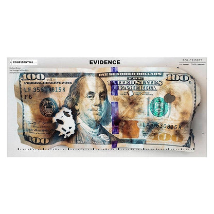Money Hundred Dollars Canvas Print: A Bold Statement for Your Walls
