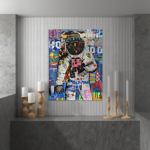 Moondance - First Man on the Moon Playful Graffiti