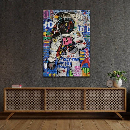 Moondance - First Man on the Moon Playful Graffiti