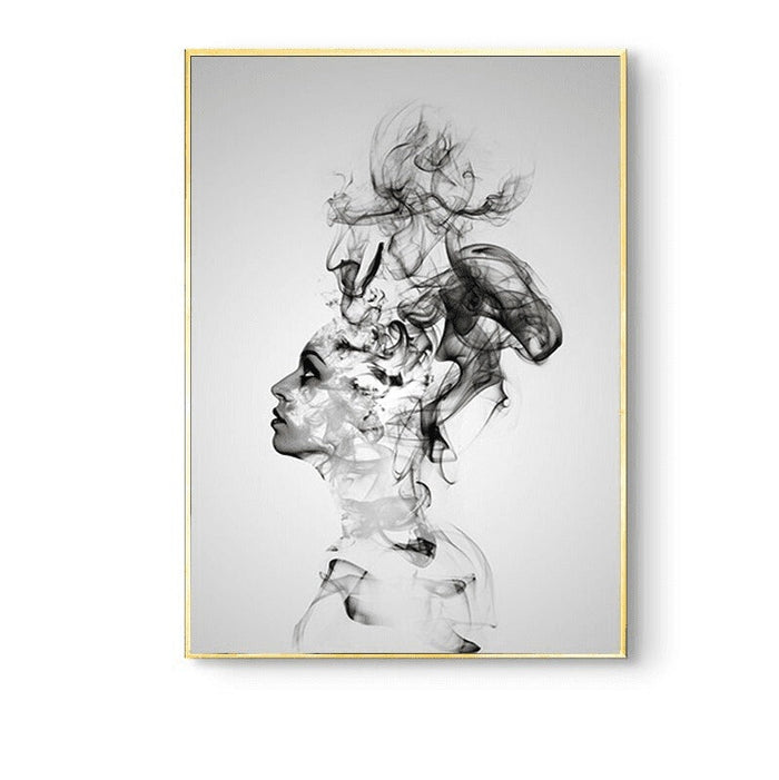 Nordic Antlers Girl - Personalized