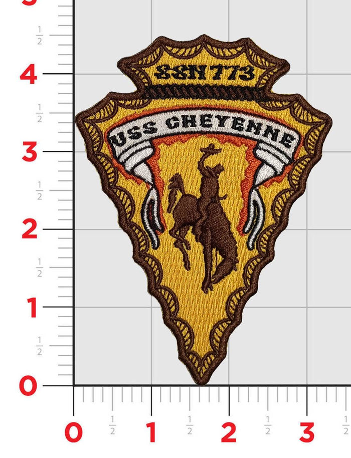 Officially Licensed US Navy SSN-773 USS Cheyenne Patch