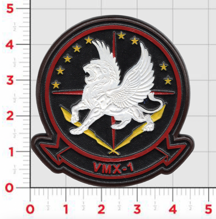 Officially Licensed USMC VMX-1 Immortals Leather Patch