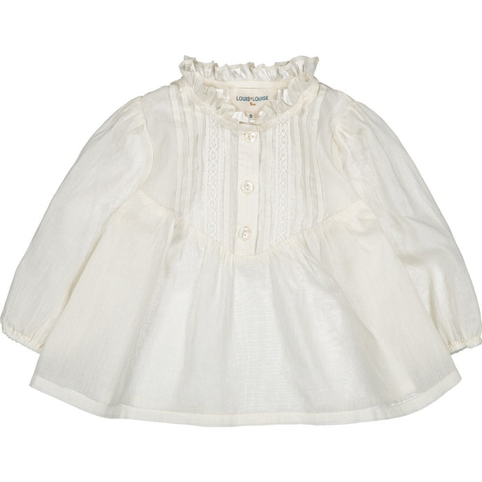 Ophelie Baby Tunic Cotton Veil Off White