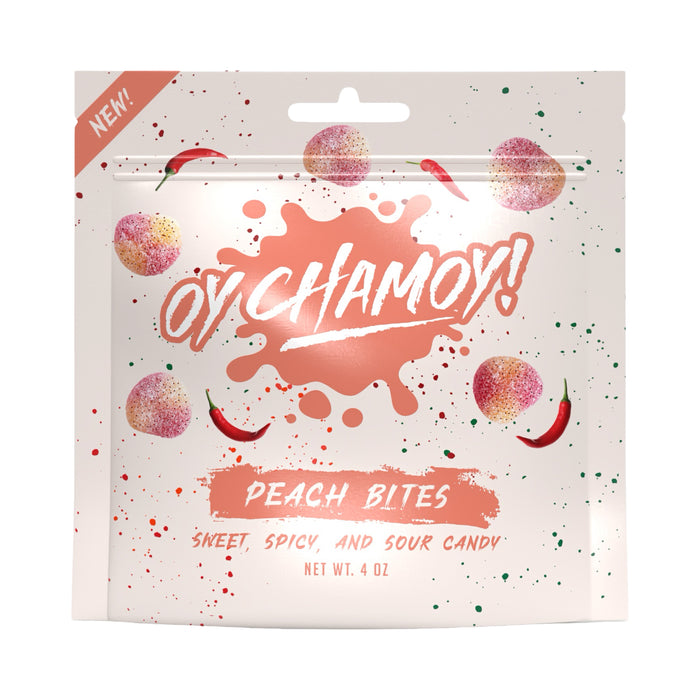 Oy Chamoy! Peach Bites 4 Oz.