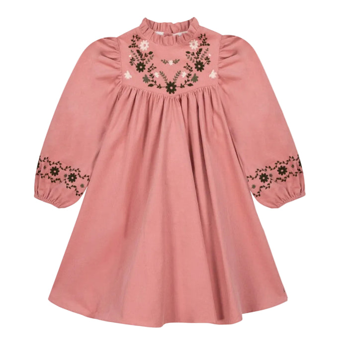 Pauline Short Sleeve Dress Rose Baby
