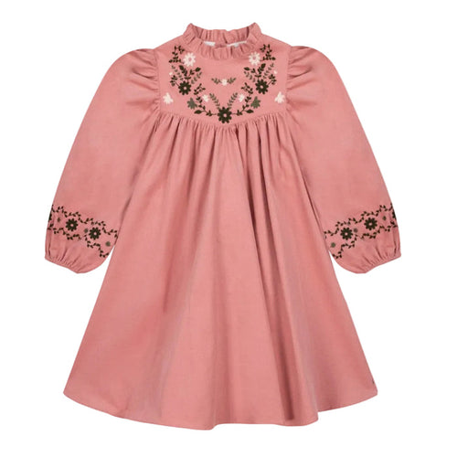 Pauline Short Sleeve Dress Rose Baby
