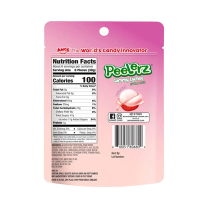 Peelerz Peelable Gummy Lychee (6 Oz)