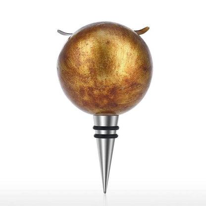 Playful Wine Bottle Cork Stopper -Whimsical Wine Accessory