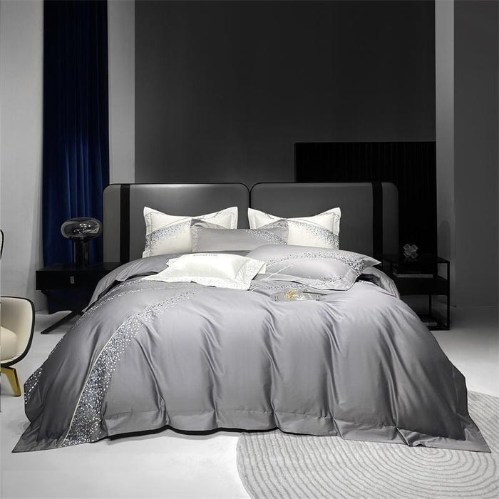 Premium 1200TC Art Design Duvet Cover - Elegant King/Queen/Double Bedding