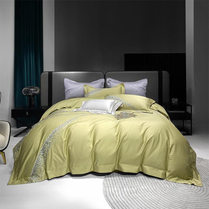 Premium 1200TC Art Design Duvet Cover - Elegant King/Queen/Double Bedding