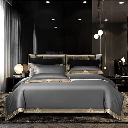 Premium Luxury 1000TC Egyptian Cotton Duvet Cover set - Luxurious Bedding