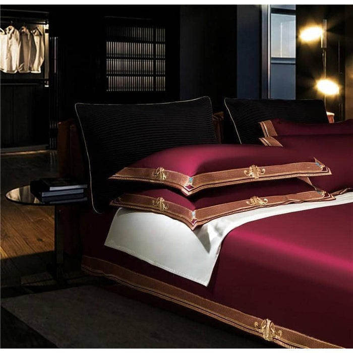 Premium Luxury 1000TC Egyptian Cotton Duvet Cover set - Luxurious Bedding