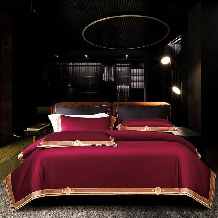 Premium Luxury 1000TC Egyptian Cotton Duvet Cover set - Luxurious Bedding