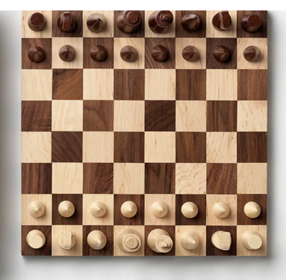 PRINTWORKS - THE MINIMALIST - WOOD CHESS SET