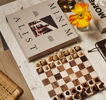PRINTWORKS - THE MINIMALIST - WOOD CHESS SET