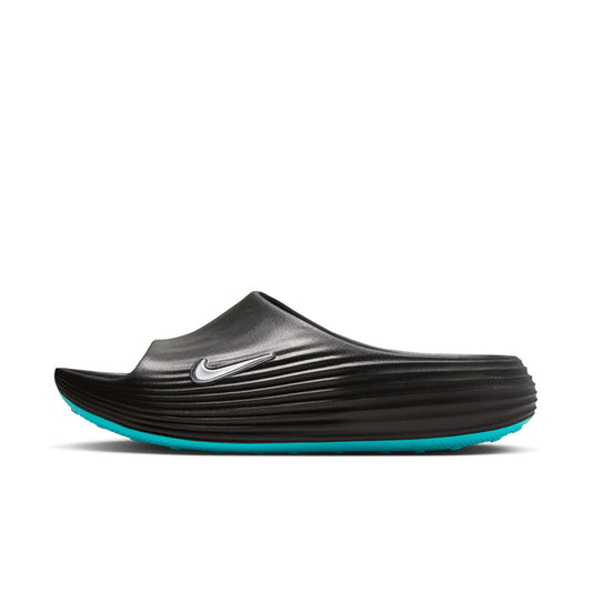 Nike ReactX Rejuven8 Slide(Black/Metallic Silver)