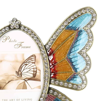 Rhinestone Ellipse Picture Frame - Glamorous Elegance