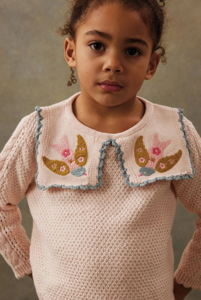 Rilda Jumper Cotton Cashmere Mix Blush