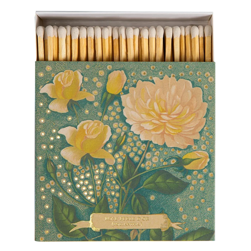 Rose Perle d'or Square Safety Matches Eleish Van Breems Home