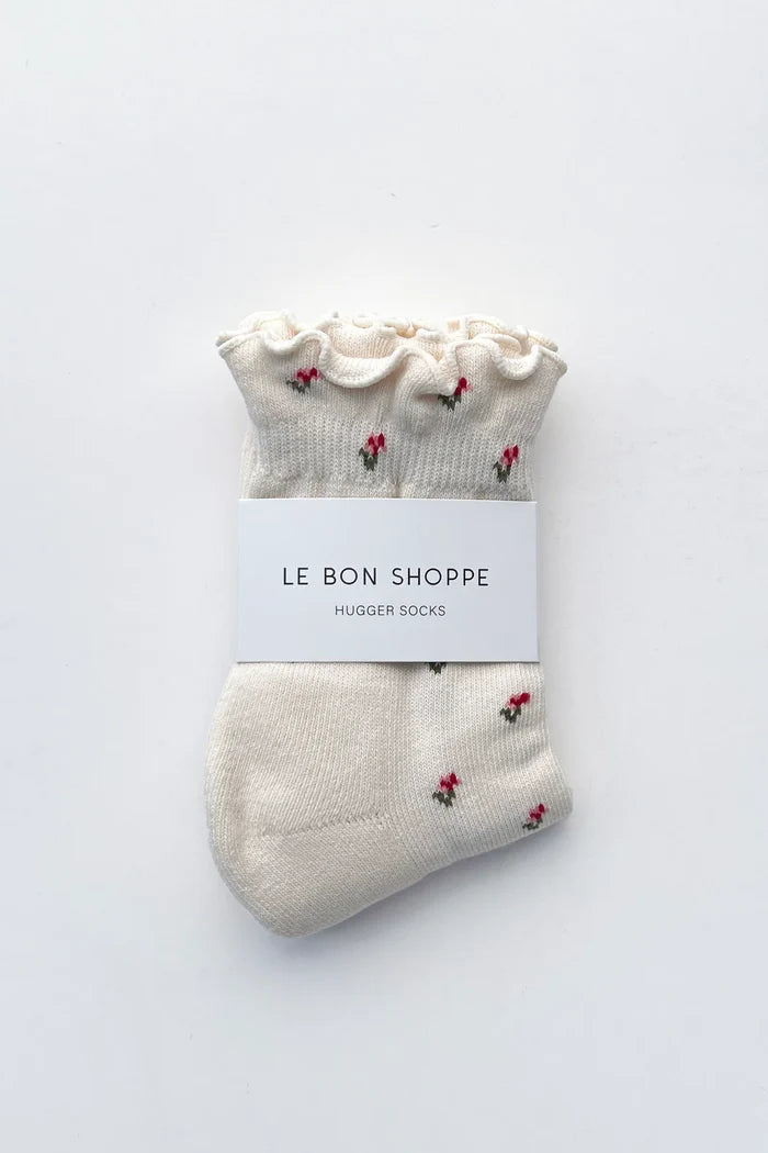 Ruffled Hugger Crew Socks