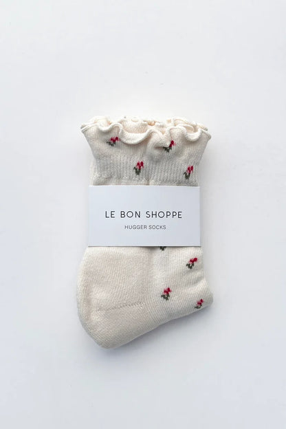 Ruffled Hugger Crew Socks