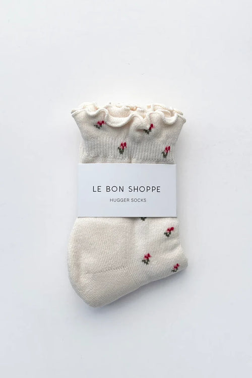 Ruffled Hugger Crew Socks